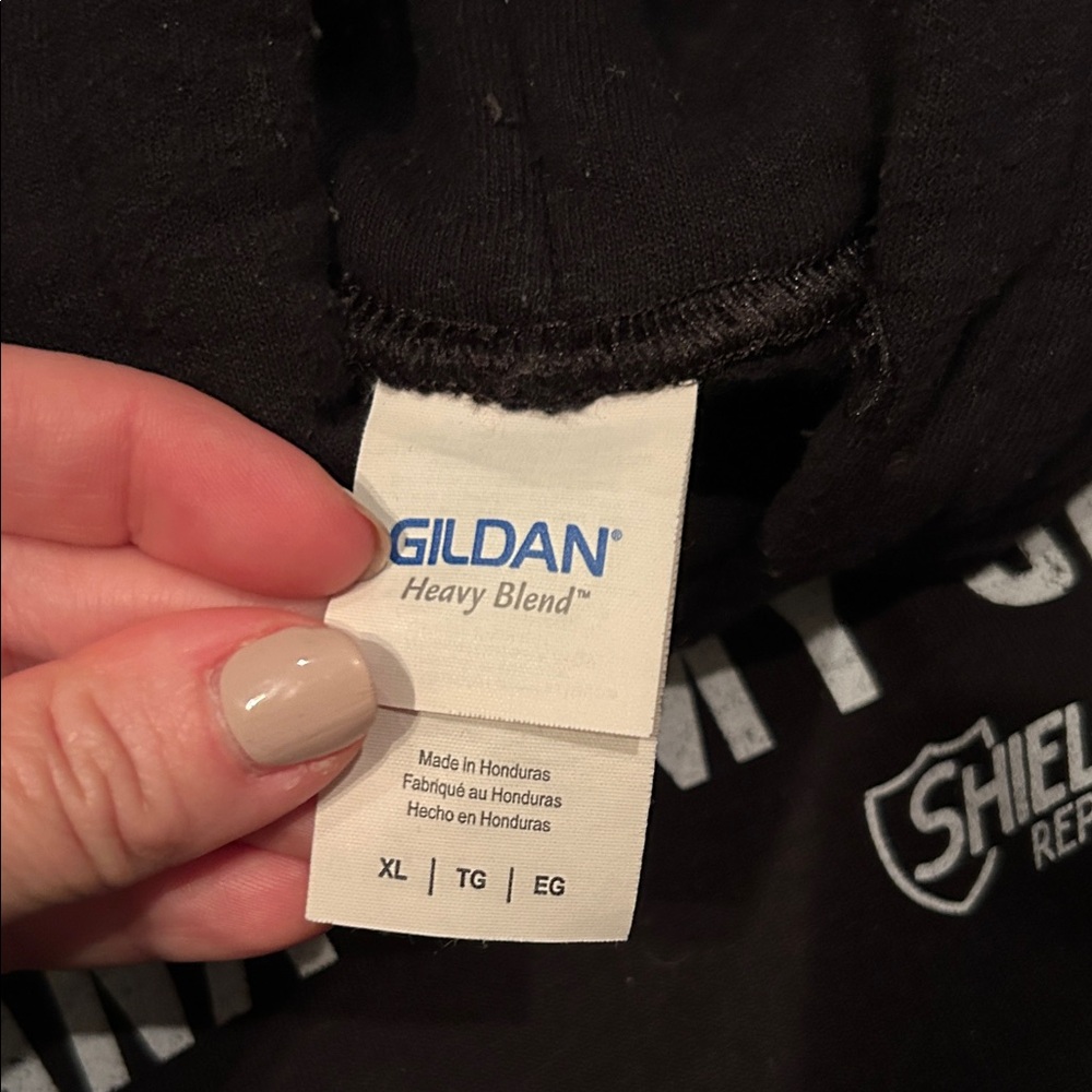 Black Hooded sweatshirt - Picture 3 of 3